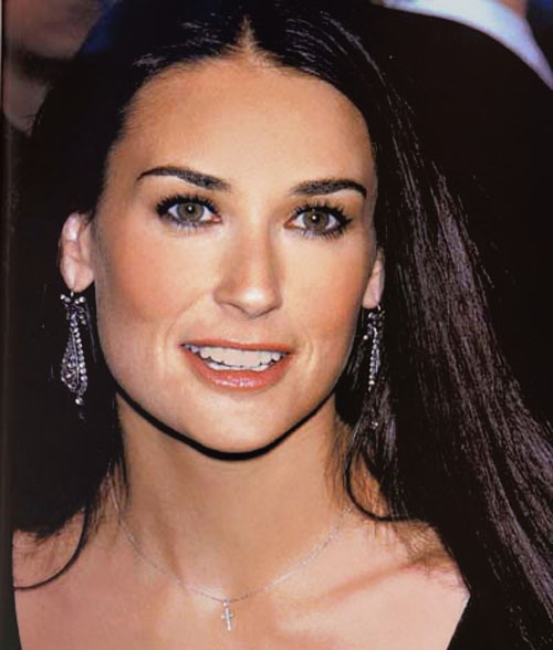 trucco ispirato a demi moore