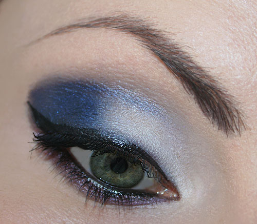 make up blu e porpora