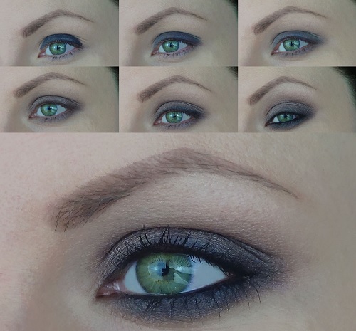 trucco occhi smoky eyes marrone