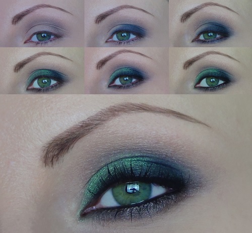 tutorial trucco nero e verde