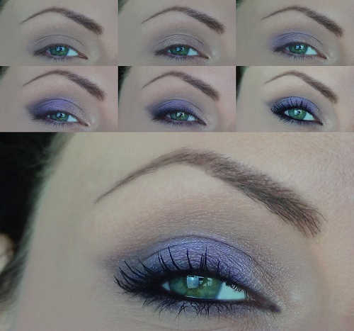 trucco occhi azzurri e capelli biondi tutorial