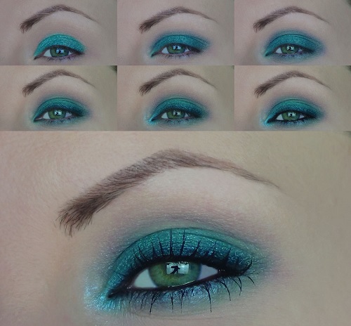 trucco verde smeraldo tutorial